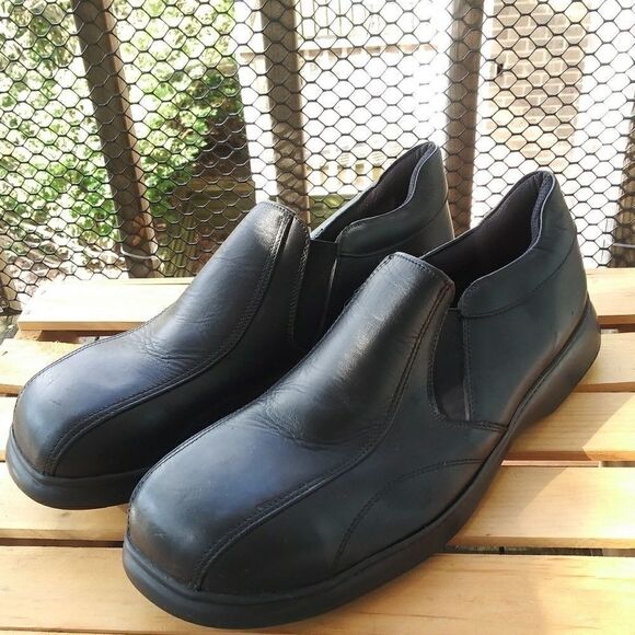 MELLOW WALK PATRICK STEEL TOE DRESS SHOES - BLACK - Picture 2 of 8